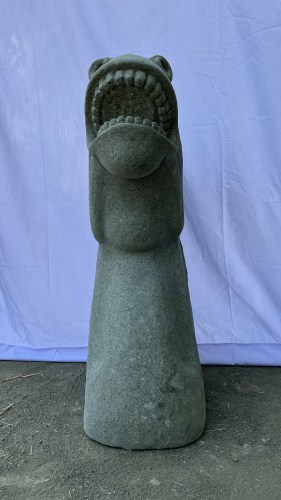 HORSE HEAD GREENSTONE 100 CM A FRONT